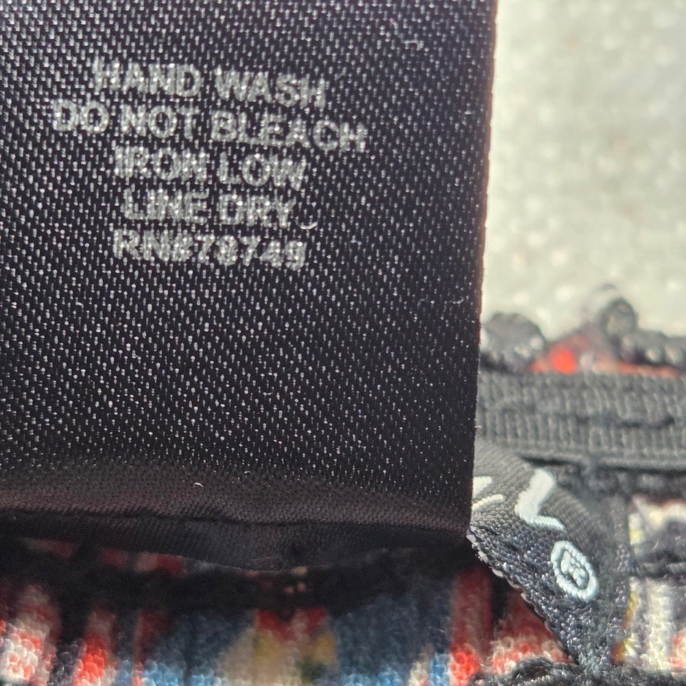 Wet Seal Boho Smocked Patchwork Handkerchief Dres… - image 4